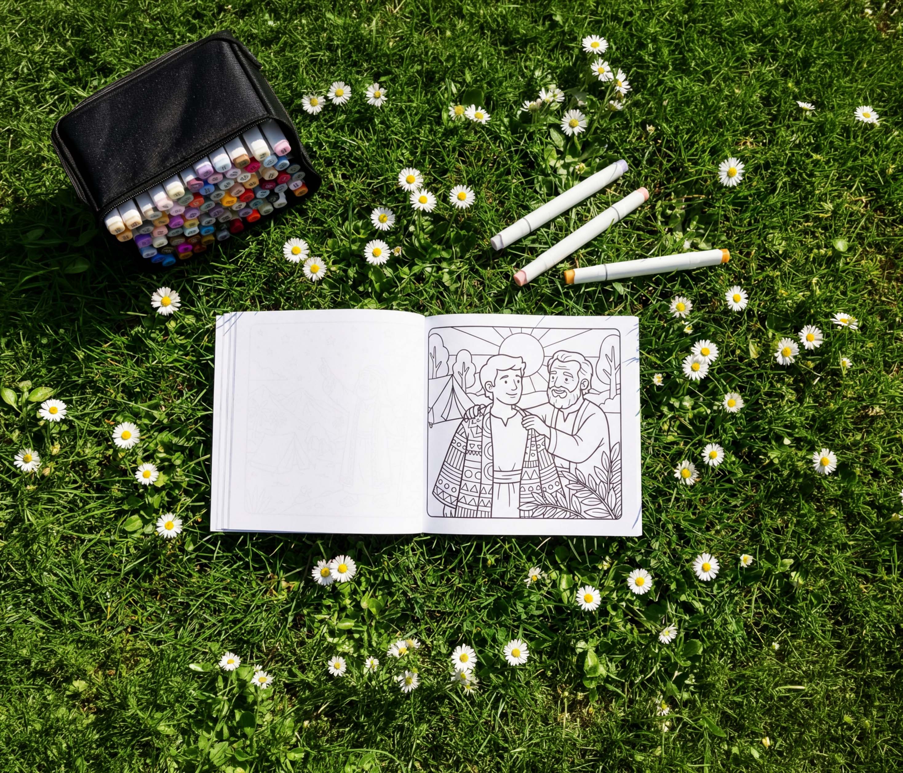 Cozy & Brave coloring page