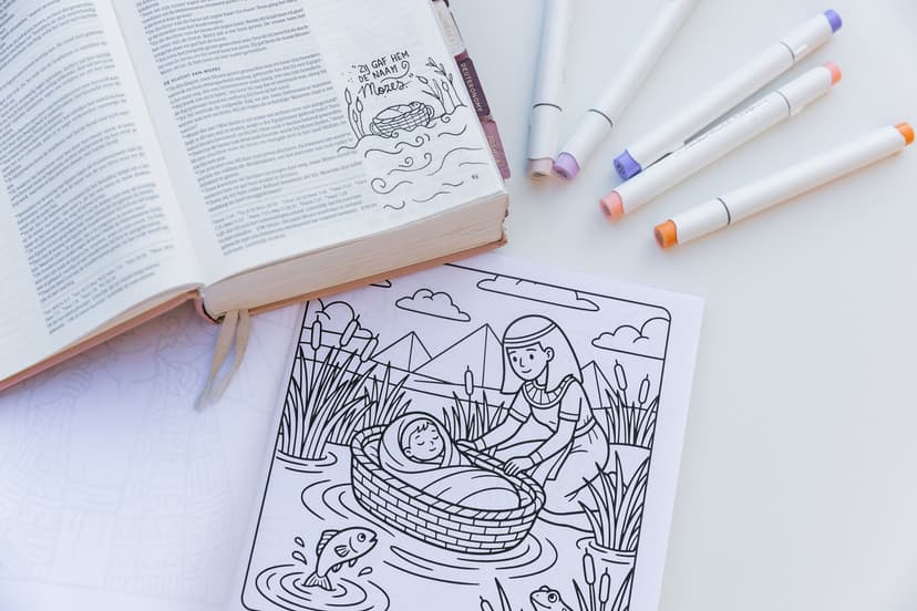 Cozy & Brave coloring page, scene 4